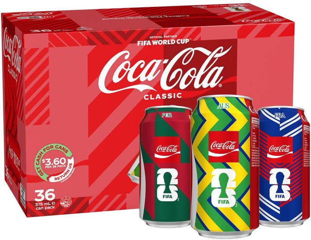 Coke Soda Cans (375 ml x 36 ct)