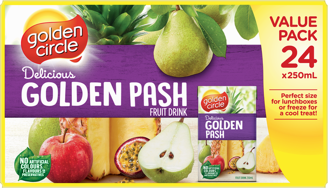 Golden Circle Pash Fruit Drink (250 ml x 24 pk)