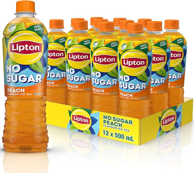 Lipton Ice Tea Peach No Sugar (500 ml x 12 pk)