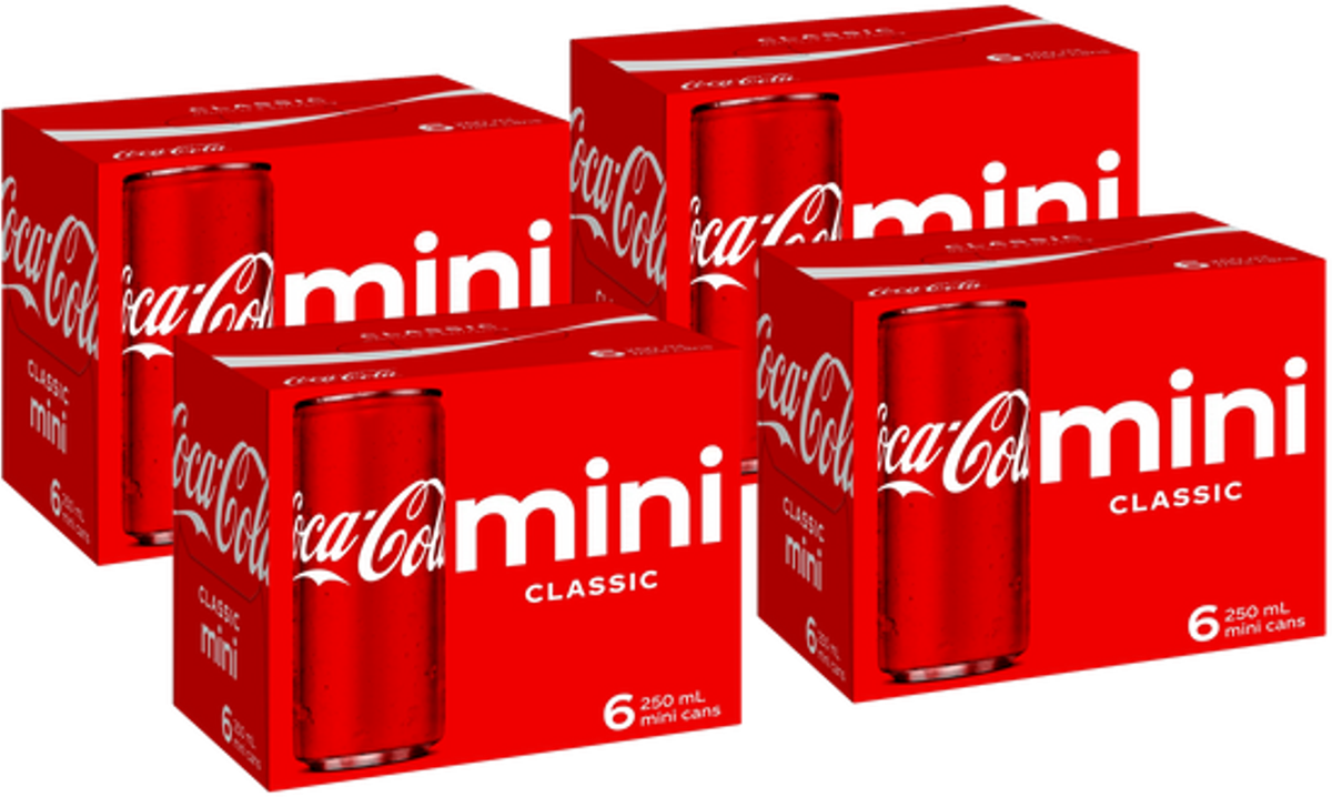 Coke Mini Soda (250 ml x 24 pk)