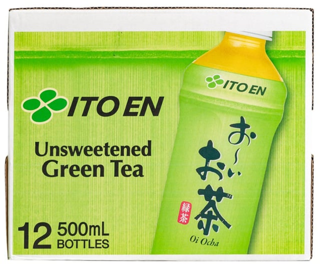 Oi Ocha Unsweetened Green Tea (500 ml x 12 pk)