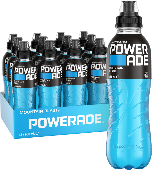 Powerade Mountain Blast (600 ml x 12 pk)