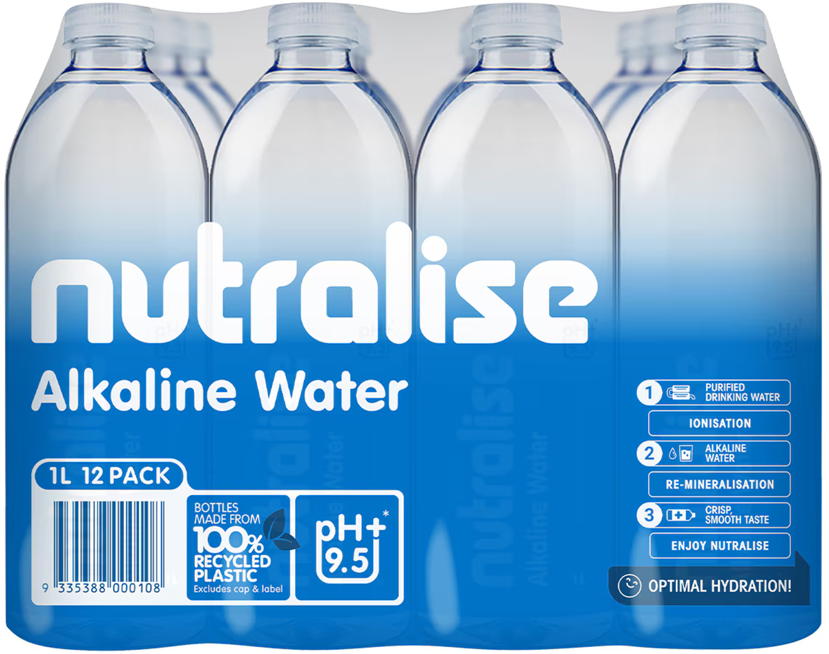 Nu-Pure Nutralise Alkaline Water (1 L x 12 pk)