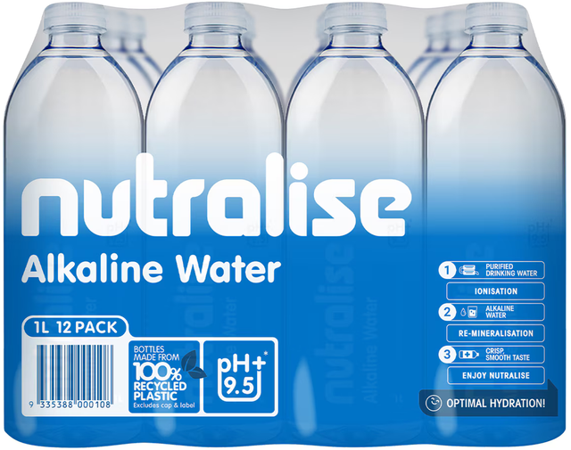 Nu-Pure Nutralise Alkaline Water (1 L x 12 pk)
