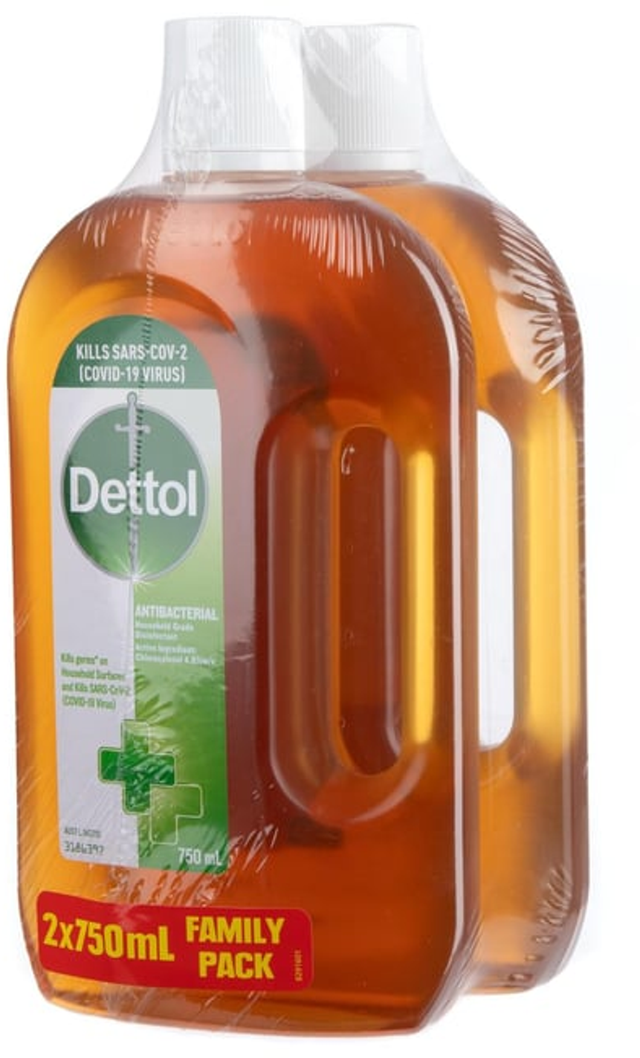 Dettol Antibacterial (750 ml x 2 pk)