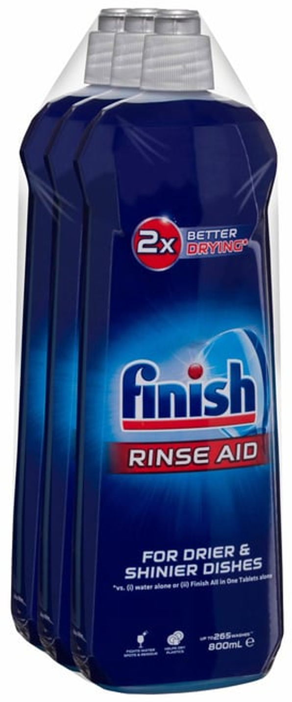 Finish Rinse Aid (800ml x 3)
