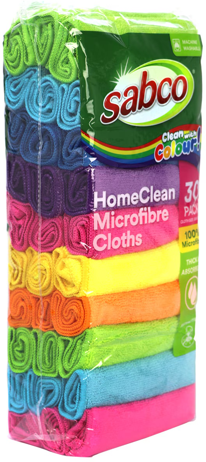 Sabco Micro Fibre Cloths (30 pk)