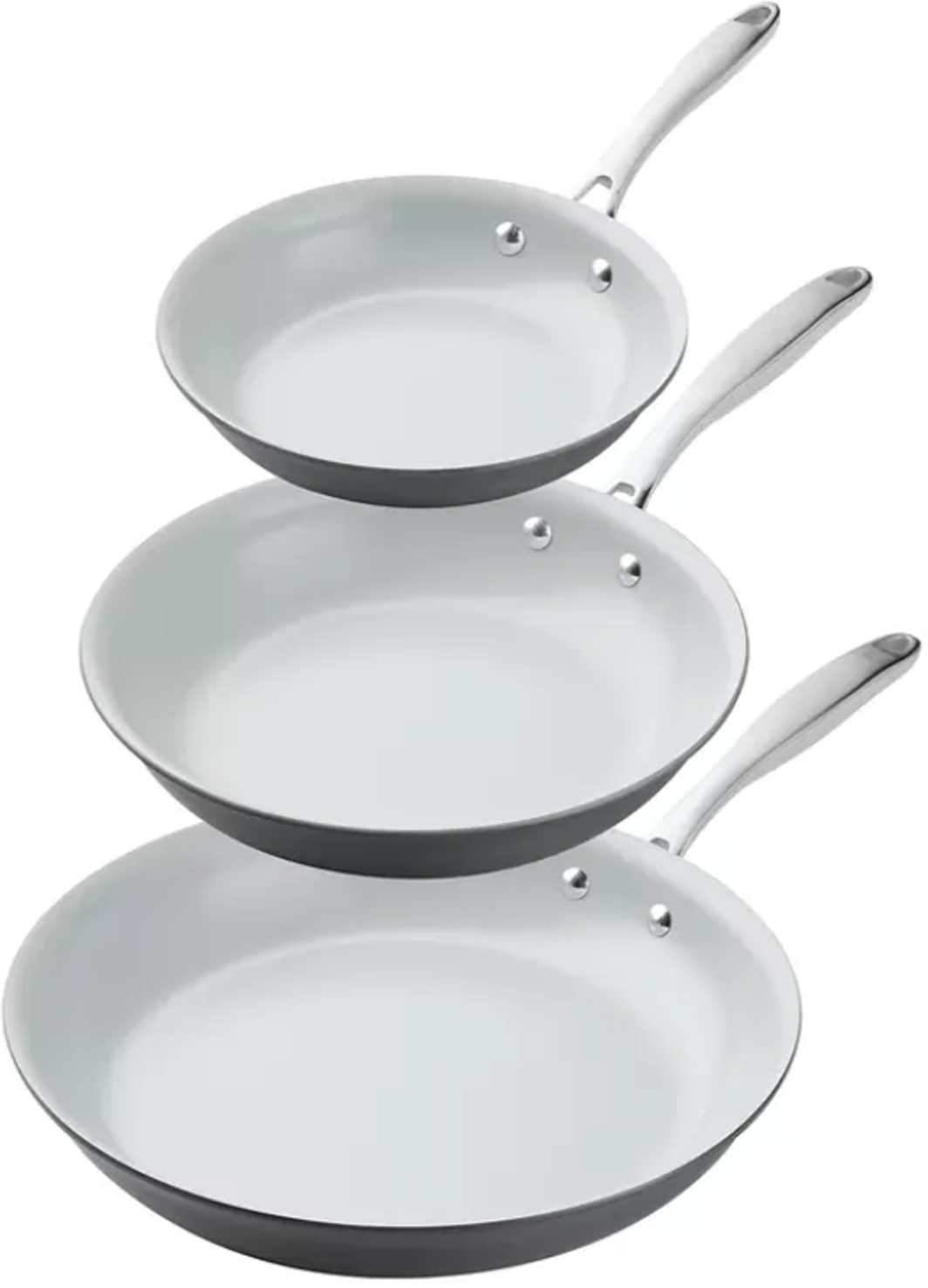 Tramontina Hard Anodised Frypan 3 Piece Set (3 pk)