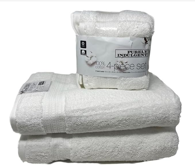 Purely Indulgent 76cm x 147cm White Bath Towel