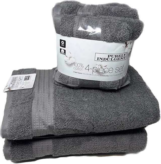 Purely Indulgent 76cm x 147cm Flintstone Bath Towel