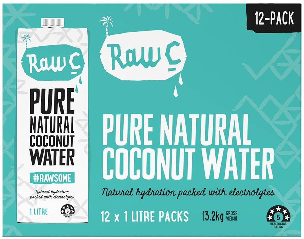 Raw C Coconut Water Cartons (1 L x 12 pk)