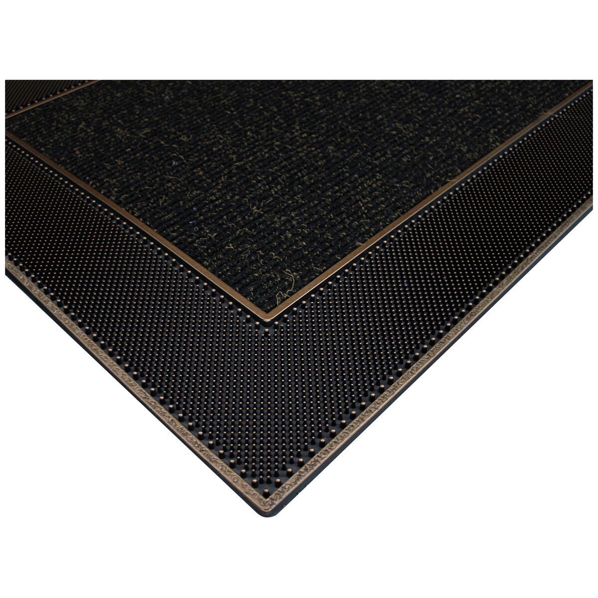 Modern Homes Rain Design Floor Mat 60 x 90cm Brown