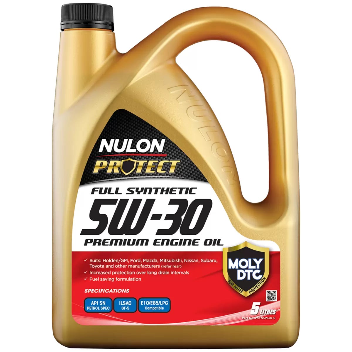 Nulon Protect Full Synthetic 5W-30 Premium Petrol Engine Oil
