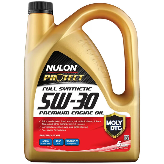 Nulon Protect Full Synthetic 5W-30 Premium Petrol Engine Oil