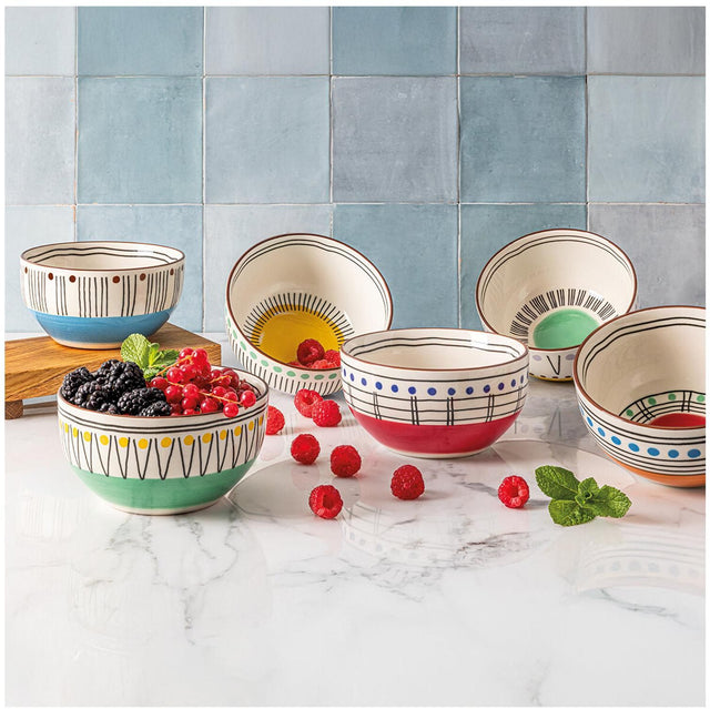 Over & Back Stardust Stoneware Bowls Set (6 pk)