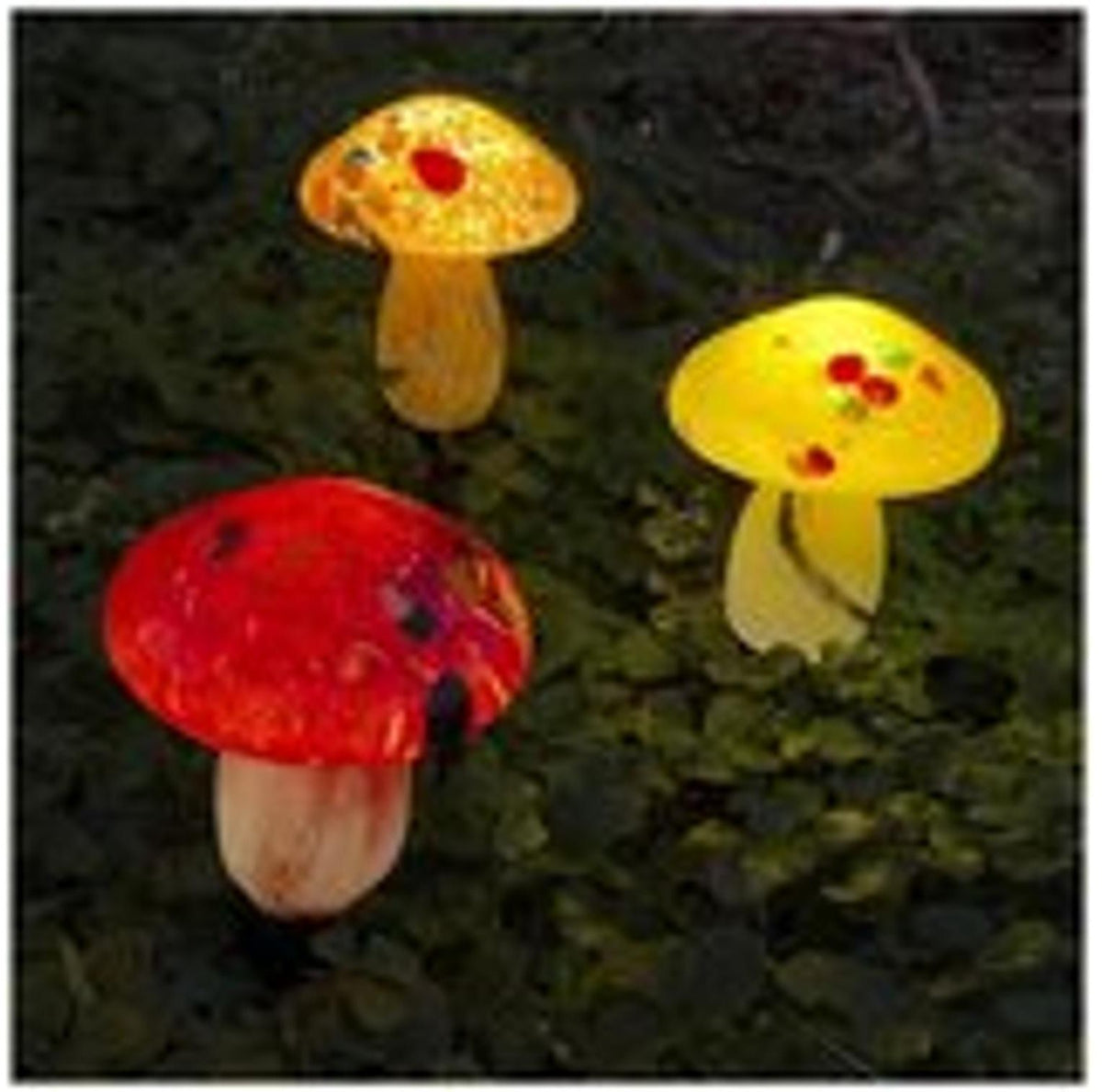 Infintiyx1 Solar Mushroom Lights (3 pk)