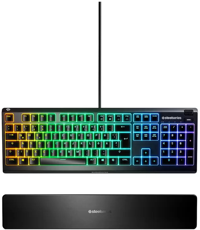 Steelseries Apex 3 Black Gaming Keyboard (1 ea)