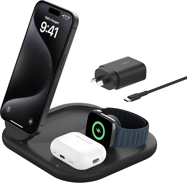 Belkin 3 in 1 Magnetic Foldable Wireless Charger (1 ea)