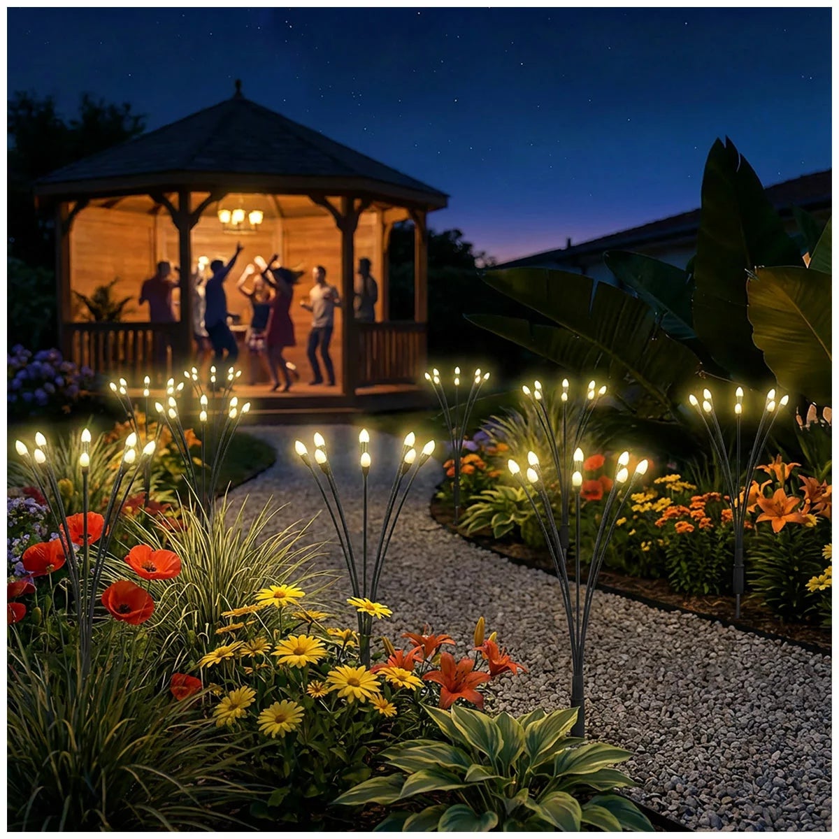Solar Firefly Lights Set Of Four