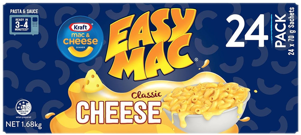 Kraft Easy Mac & Cheese (70 g x 24 pk)