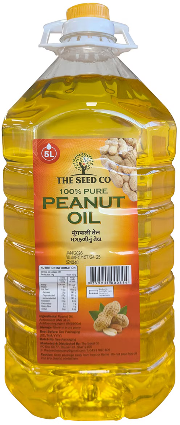 The Seed Co Peanut Oil (5 L)