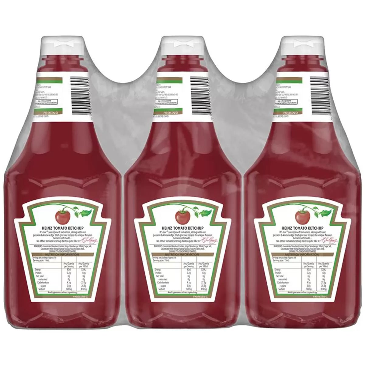 Heinz Tomato Ketchup 3 x 1L