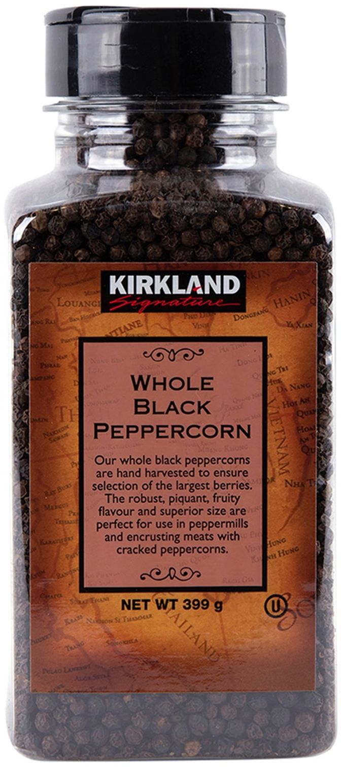 Kirkland Signature Whole Black Peppercorn (399 g)