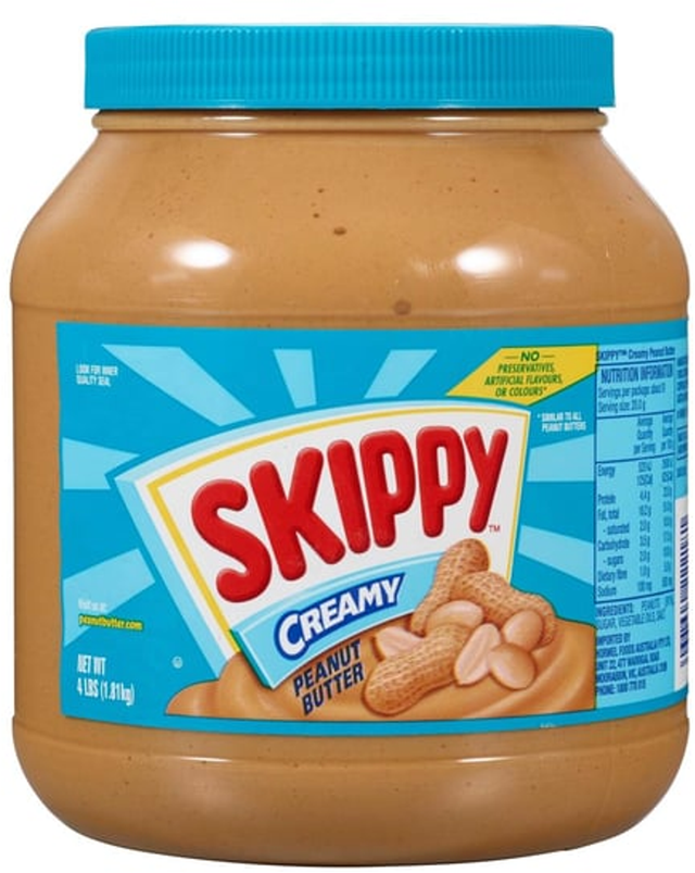 Skippy Creamy Peanut Butter (1.81kg)