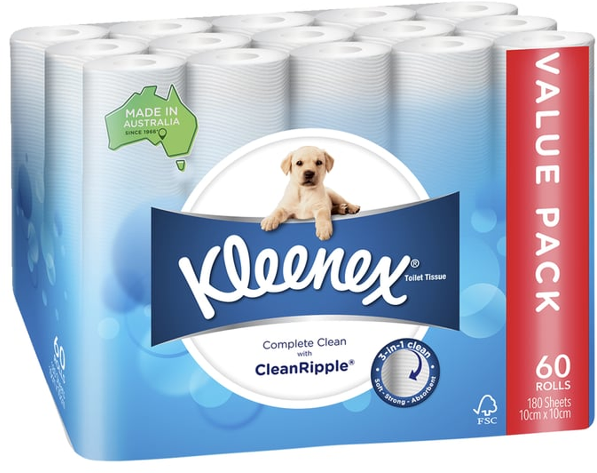 Kleenex 60x180 Sheets Toilet Tissue (60pk)