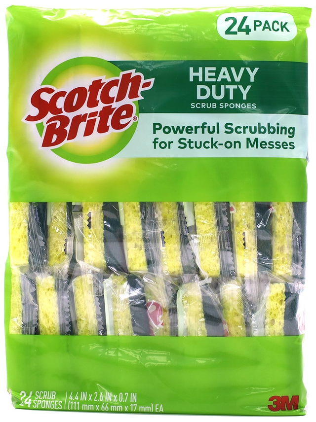 Scotch Brite Heavy Duty Scrub Sponge (24 pk)