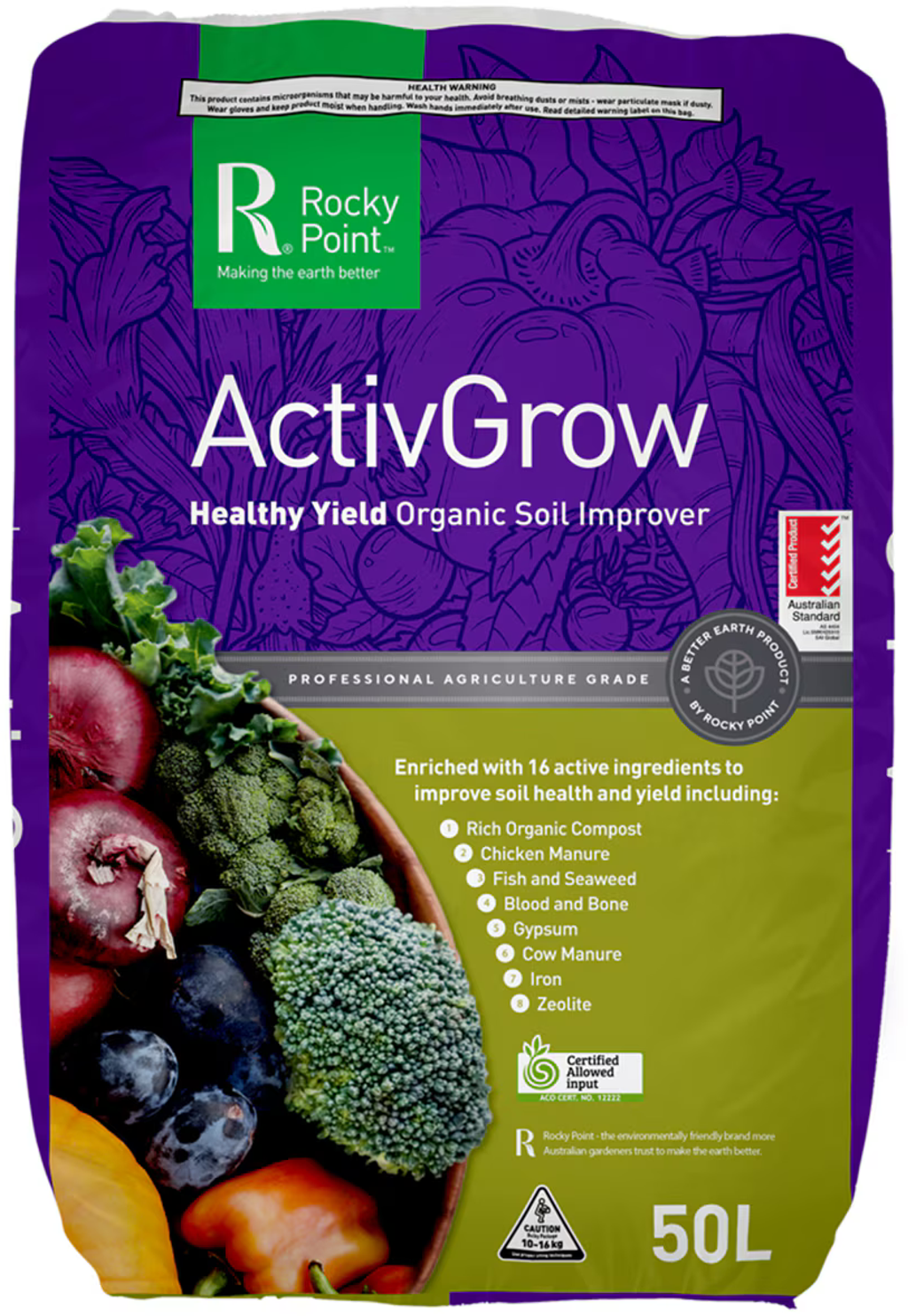 Rocky Point ActivGrow Soil Improver (50 L)