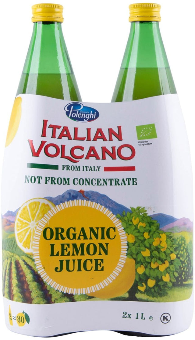 Italian Volcano Lemon Juice Bottles (1 L x 2 pk)