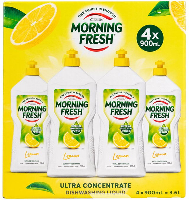 Morning Fresh Dishwasher Detergent (900 ml x 4 pk)