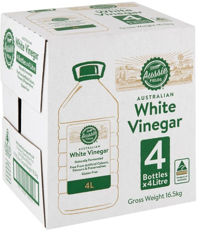 Aussie Fields White Vinegar (4 L x 4 pk)