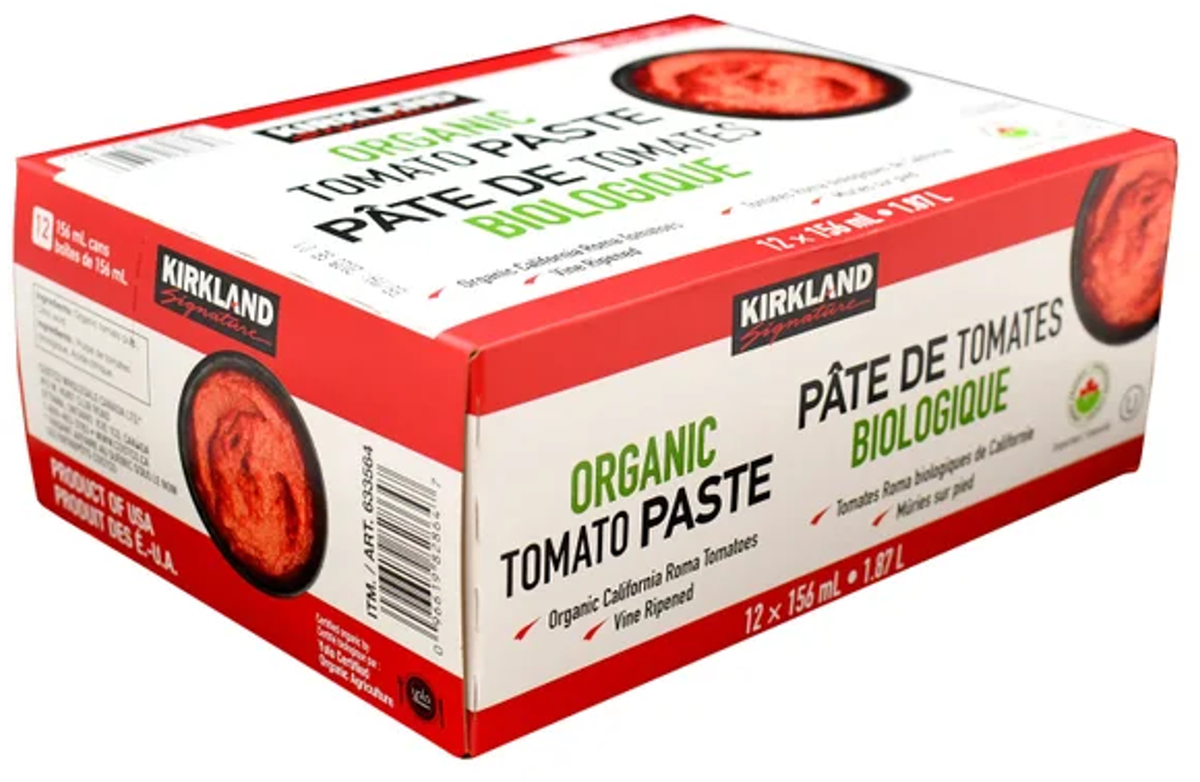 Kirkland Signature Organic Tomato Paste 12 x 170g