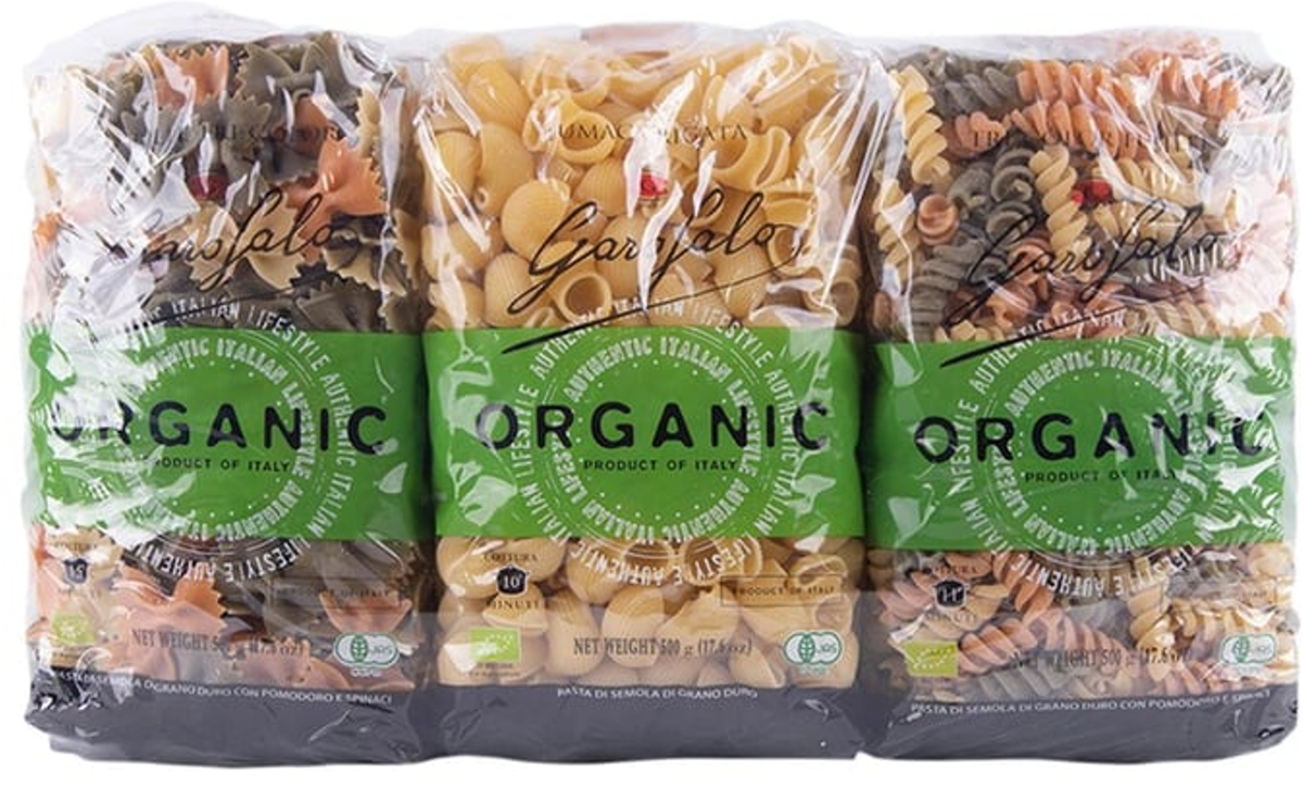 Garofalo Organic Tri Colour Pasta (500 g x 6 pk)