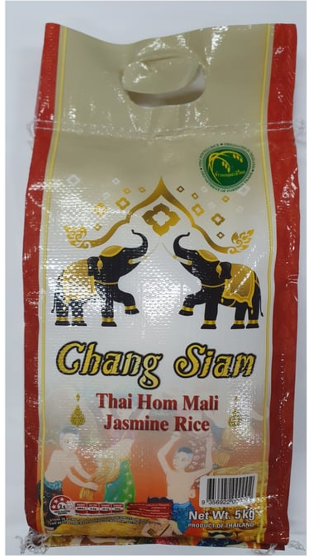 Chang Siam Thai Hom Mali Jasmine Rice (5 kg)