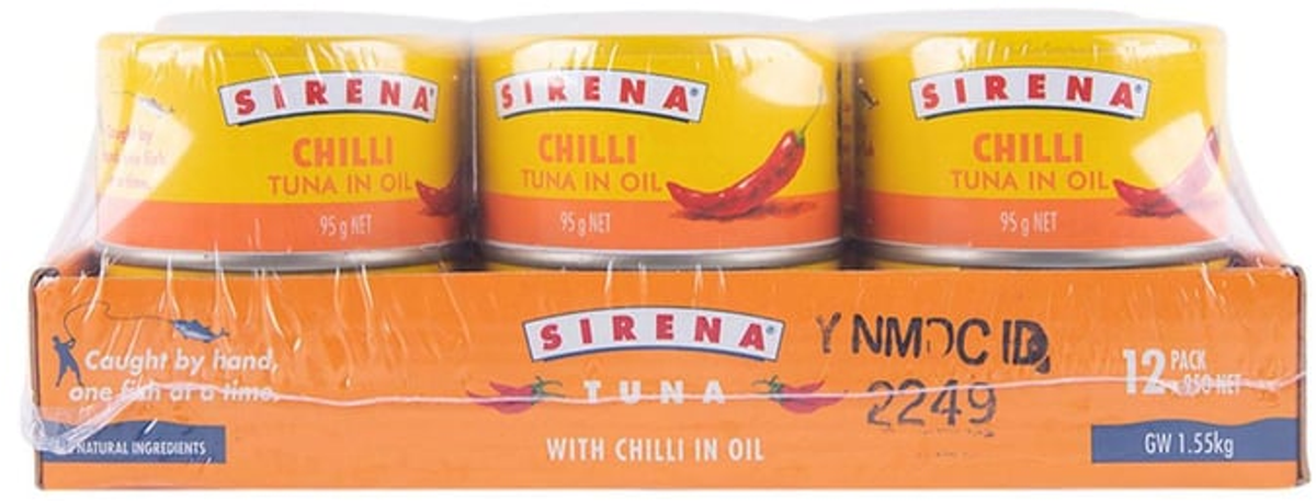 Sirena Tuna with Chilli in Oil (95 g x 12 pk)