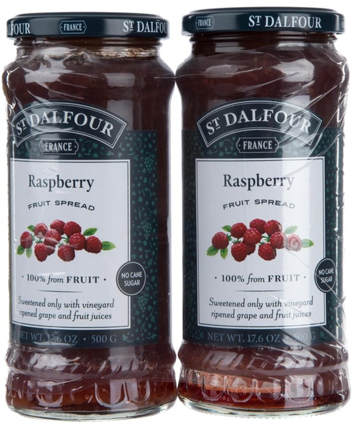 St Dalfour Raspberry Jam (500 g x 2 pk)