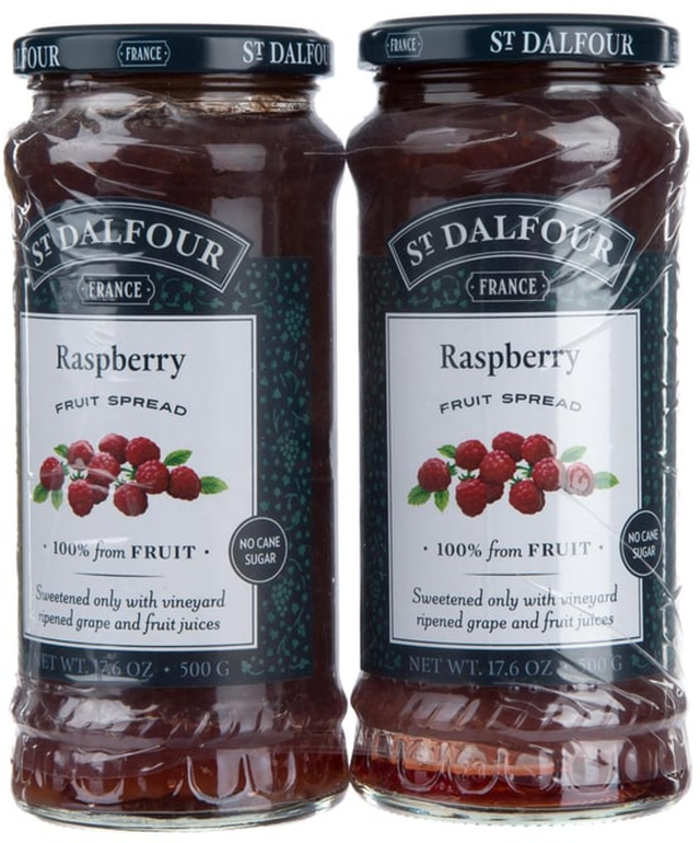 St Dalfour Raspberry Jam (500 g x 2 pk)