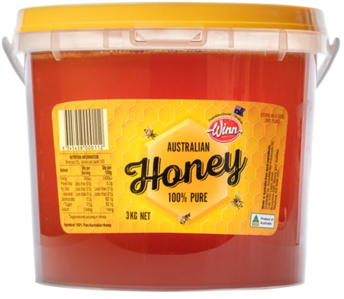 Winn Australian 100% Pure Honey (3 kg)
