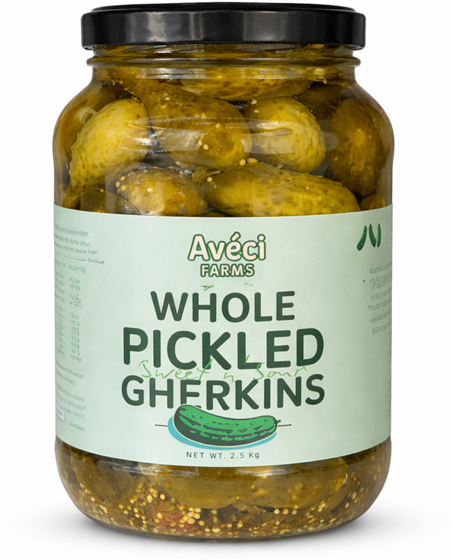 Aveci Farms Whole Pickled Gherkins (2.45 kg)