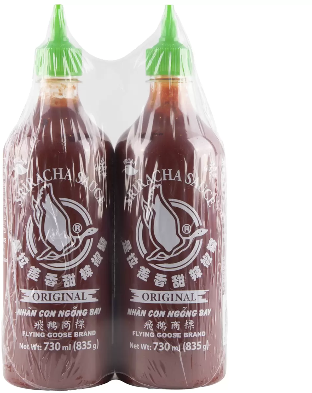 Flying Goose Sriracha Hot Chili Sauce (730 ml x 2 pk)