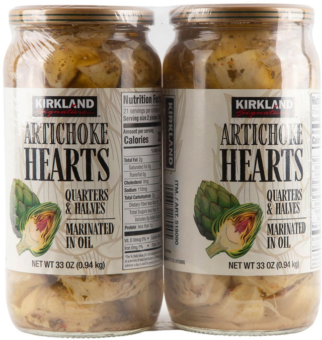 Kirkland Signature Artichoke Hearts (1.88 kg x 2 pk)