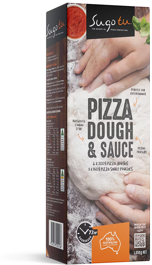 Sugo Tu Pizza Dough & Sauce (1.65 kg)