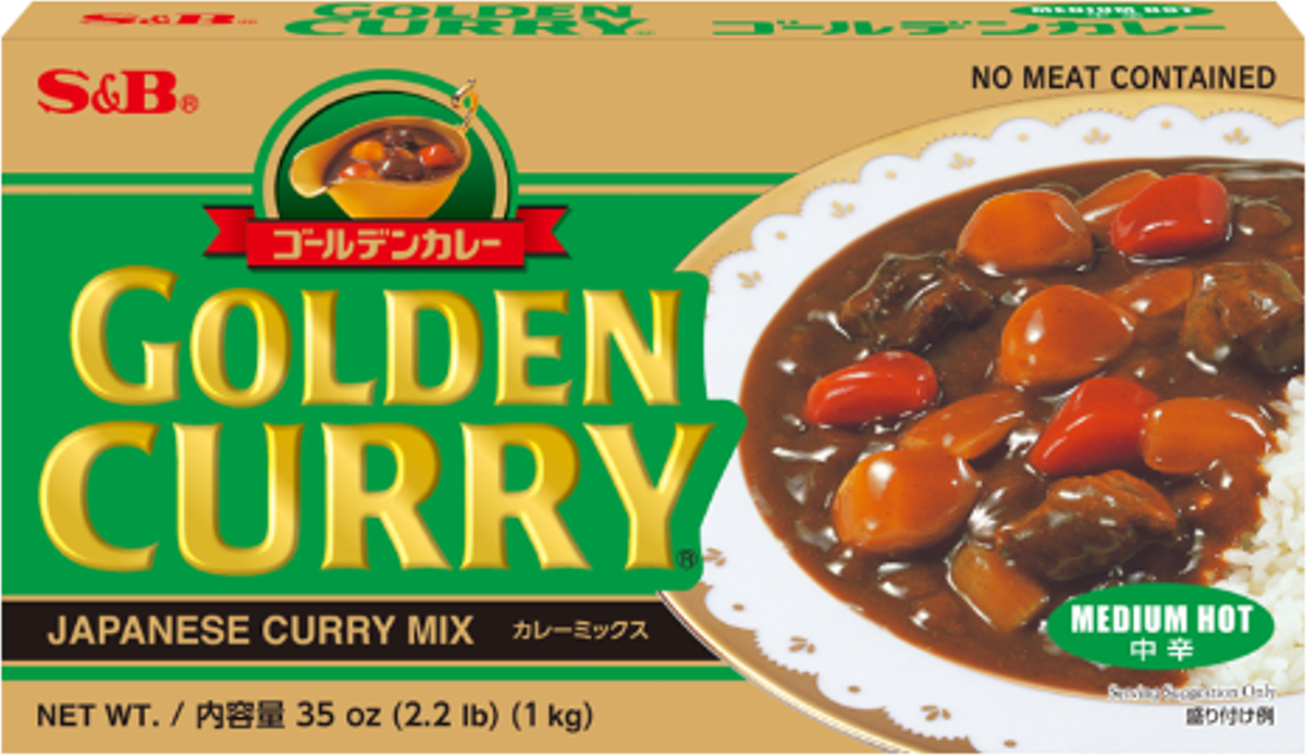 S&B Golden Curry Medium Hot (1 kg)