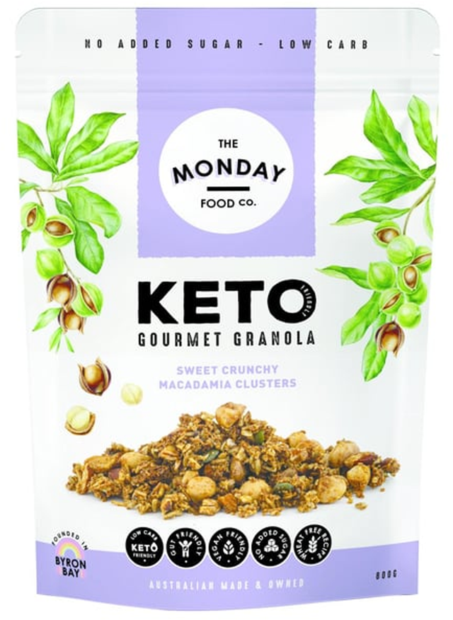 The Monday Food Sweet Crunchy Macadamia Clusters Granola (800 g)