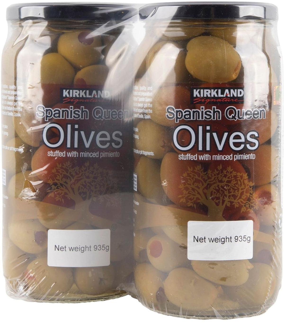 Kirkland Signature Spanish Queen Olives (595 g x 2 ct)