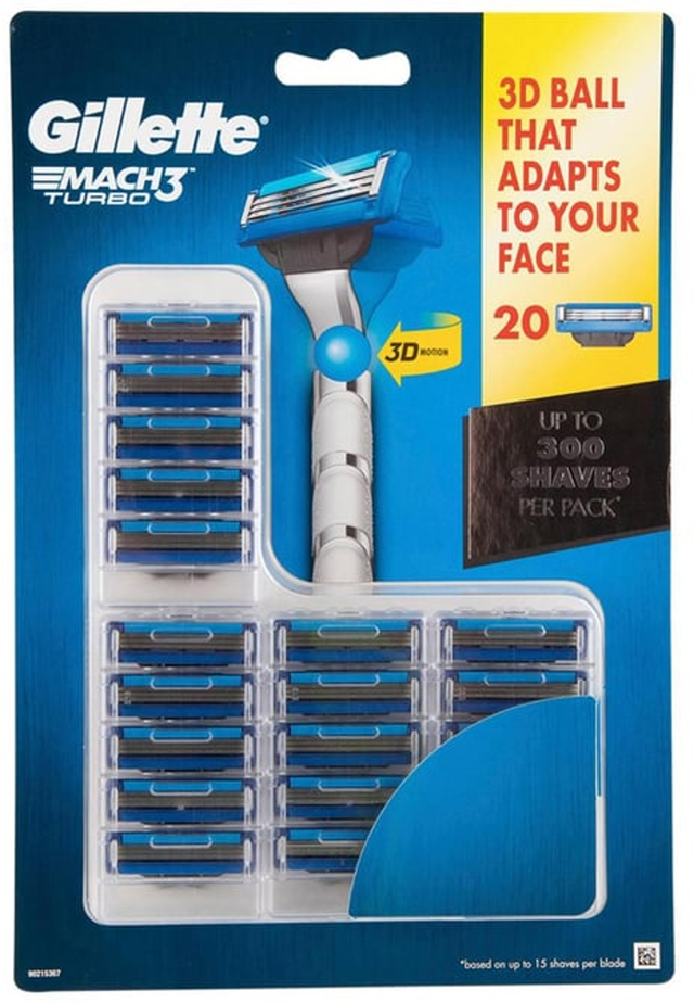 Gillette Mach3 Turbo Cartridges (20 pk)