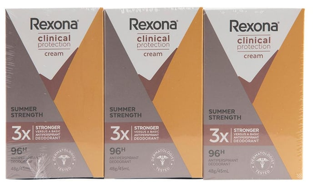 Rexona Clinical Protection Deodorant (45 ml x 3 pk)